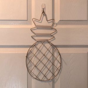 Pineapple jewelry hanger Rose Gold